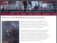 Tablet Screenshot of marbleheadhistory.org
